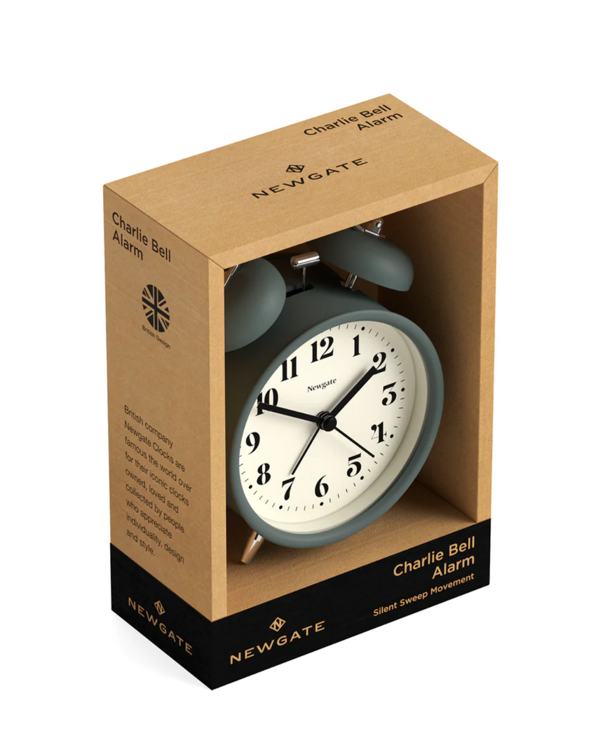 Newgate Theatre Alarm Clock, Asparagus Green