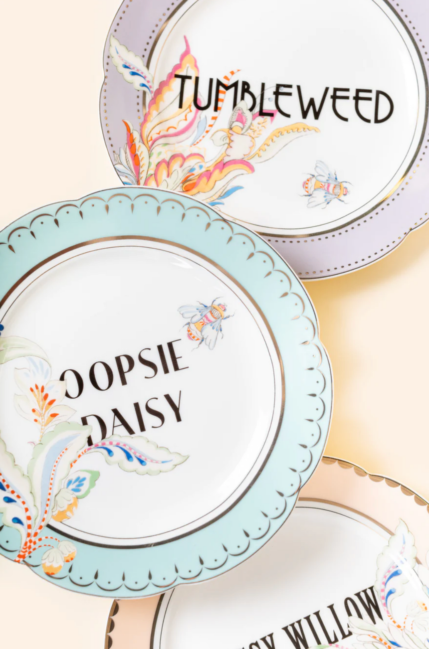 Yvonne Ellen Floral Tea Plates, Set Of 4