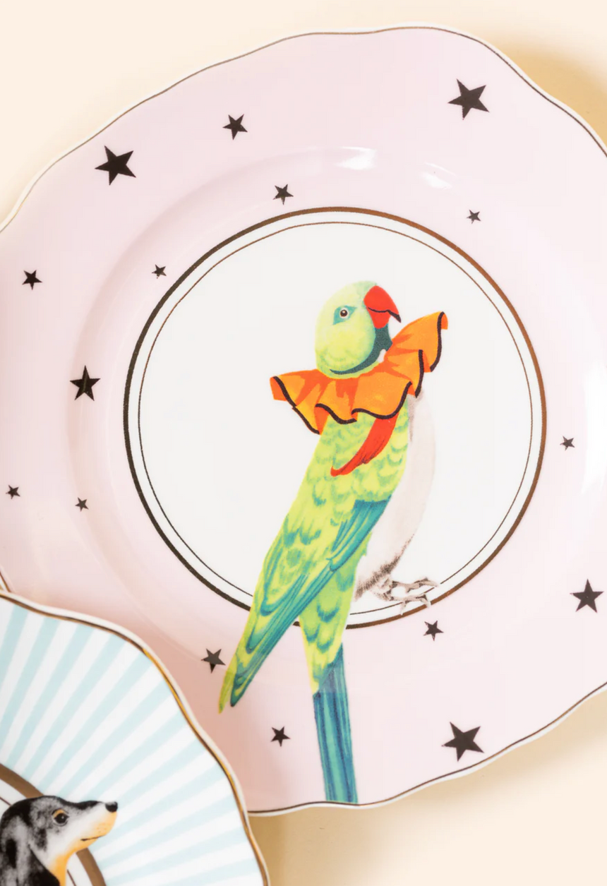 Yvonne Ellen Animal Tea Plate, Set Of 4