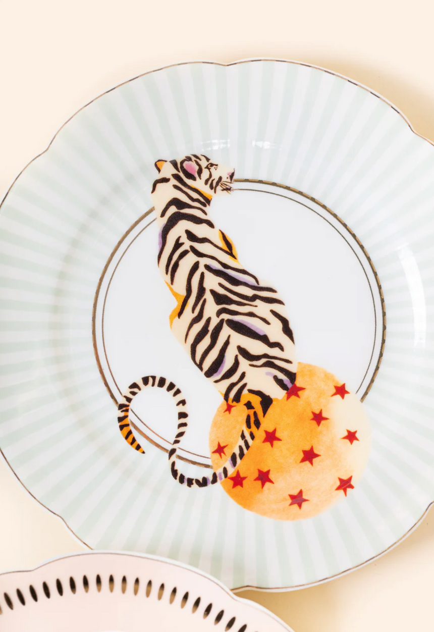 Yvonne Ellen Animal Tea Plate, Set Of 4