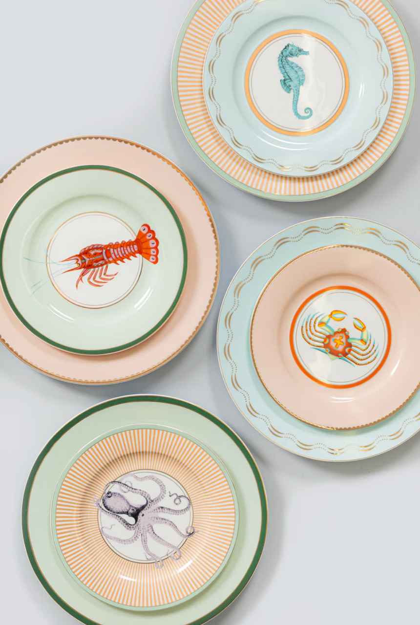 Yvonne Ellen Under The Sea Side Plates, Set of 4