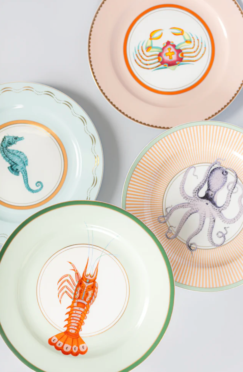 Yvonne Ellen Under The Sea Side Plates, Set of 4