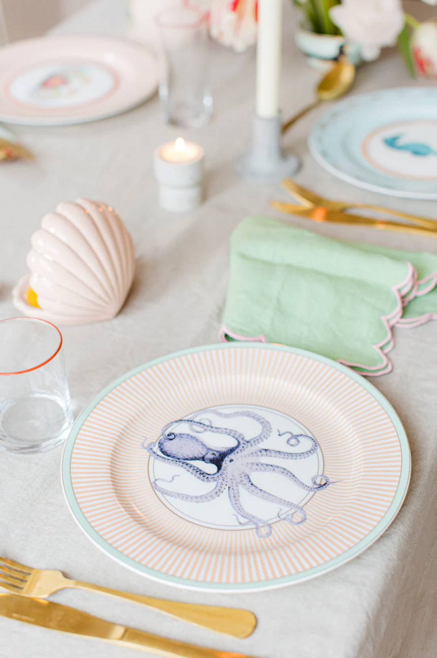 Yvonne Ellen Under The Sea Dinner plates, (Set Of 4)