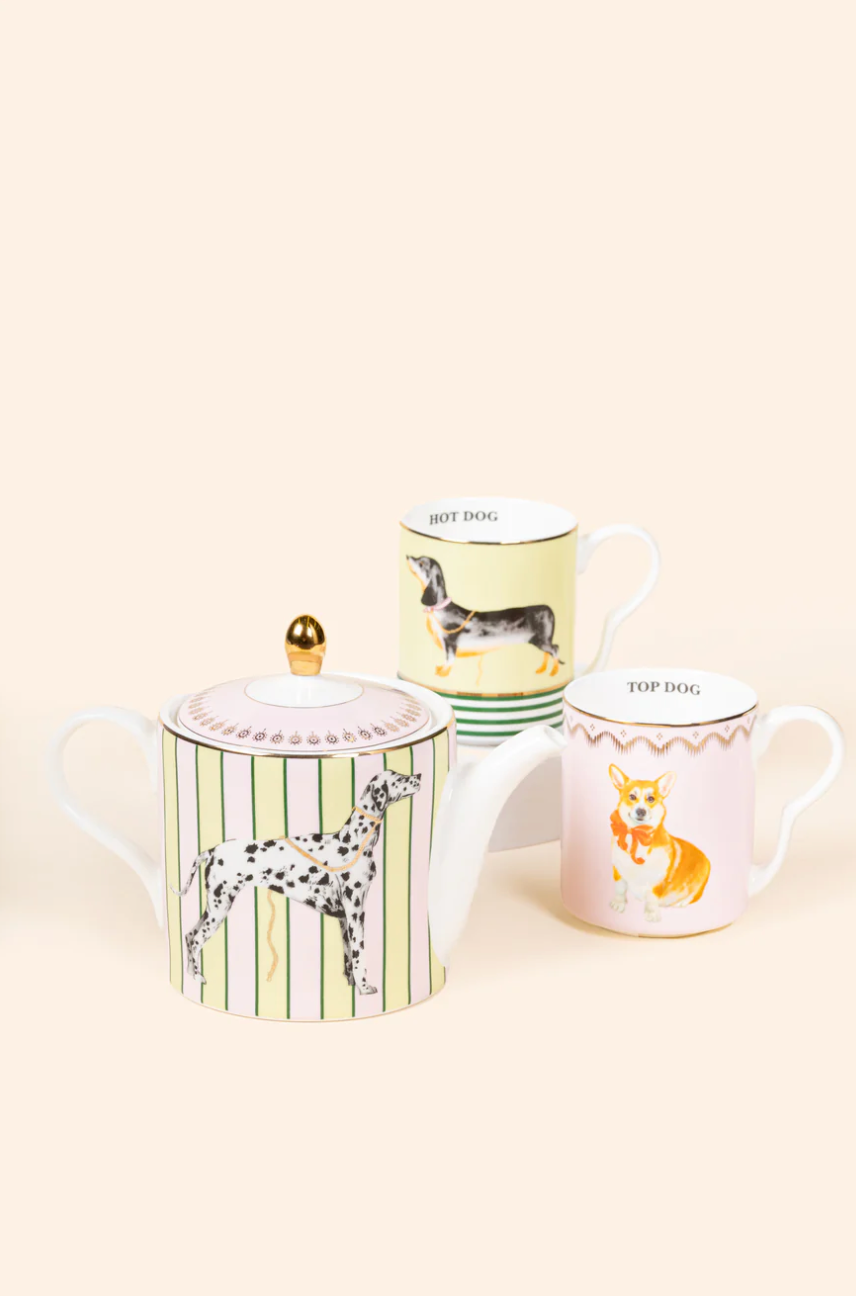 Yvonne Ellen Doggie Teapot & Mug Set