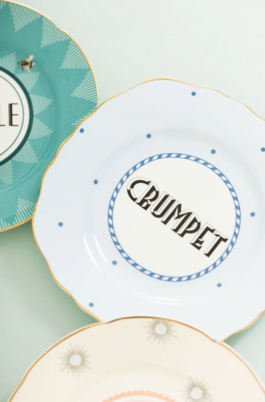 Yvonne Ellen Cheeky Tea Plates, Set Of 4