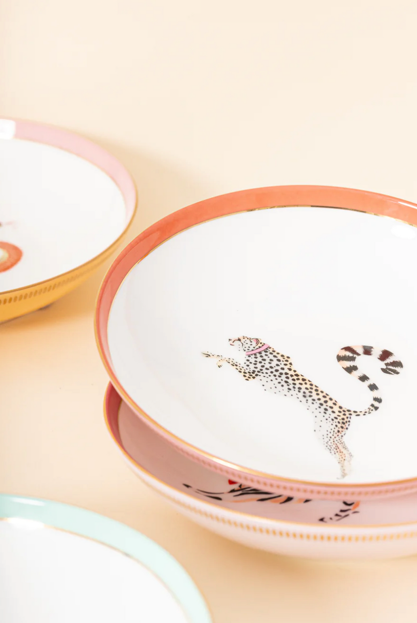 Yvonne Ellen Animals Pasta Plates (Set Of 4)