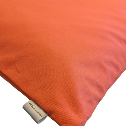 Pooch & Paws Canvas Dog Bed, Orange