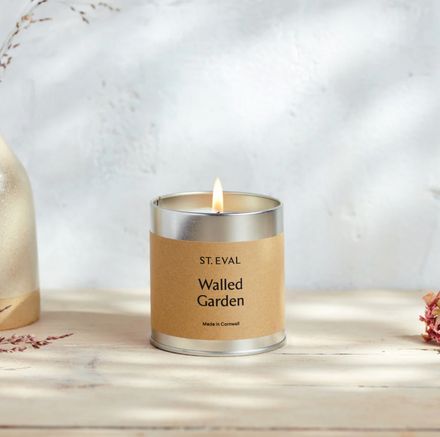 St Eval Walled Garden Scented Tin Candle