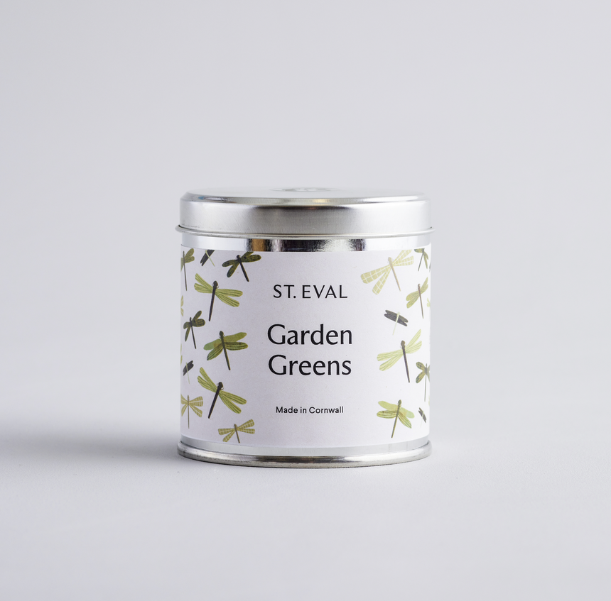 St Eval Garden Greens Scented Tin Candle