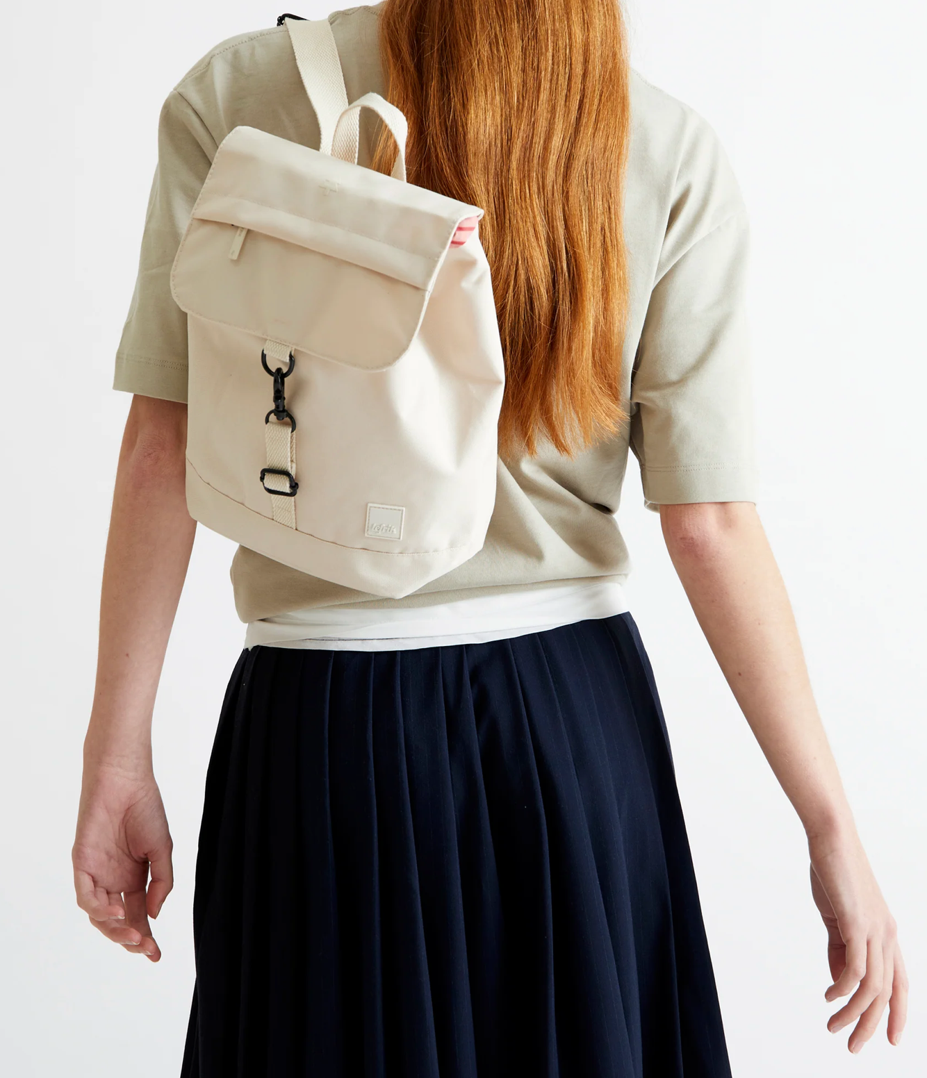 Lefrik Scout Mini Backpack, Ecru