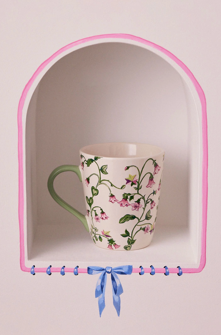 Cath Kidston Stanley Mug, Twin Flowers