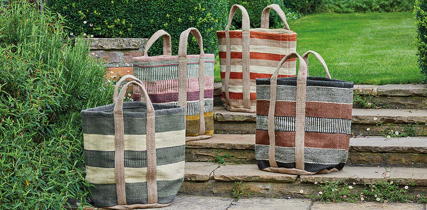 Walton & Co Natural Jute Basket, Multi