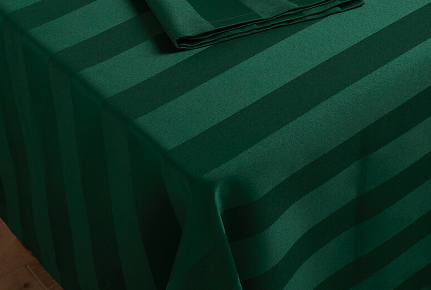 Walton & Co Tablecloth Jacquard Green