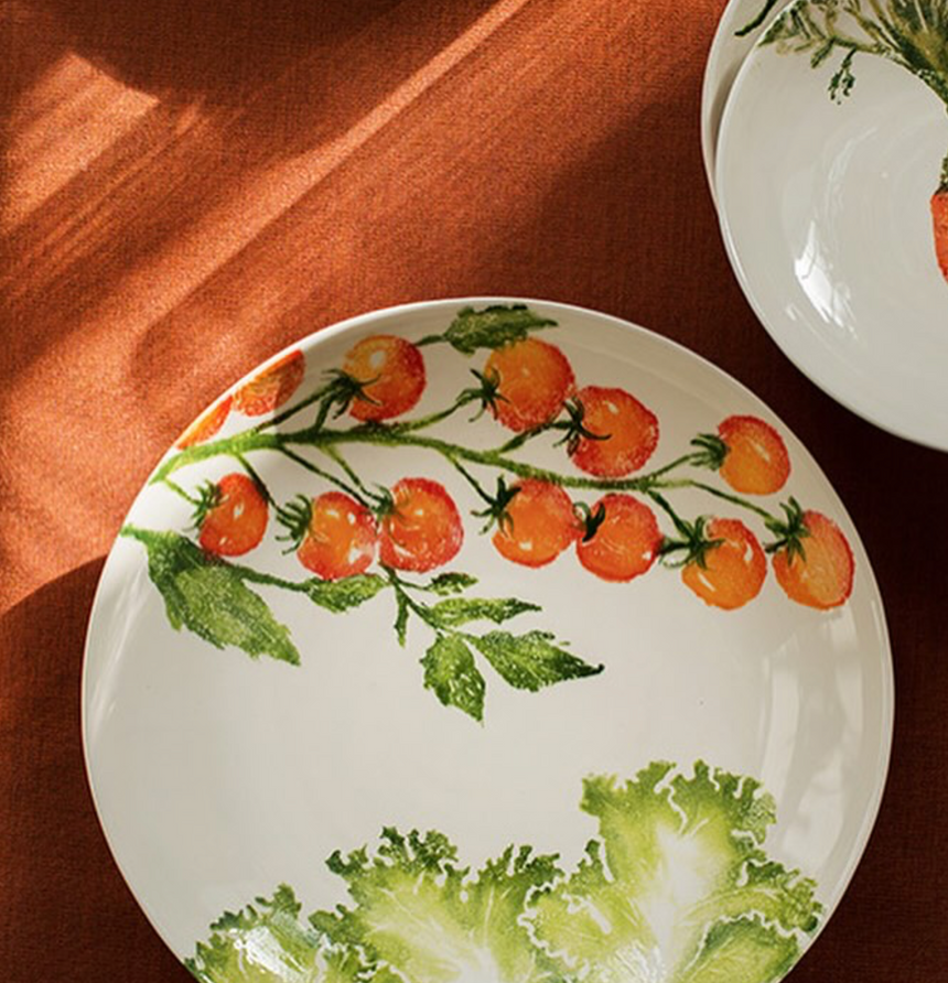 Bliss Home Serving Platter, Vine Tomatoes