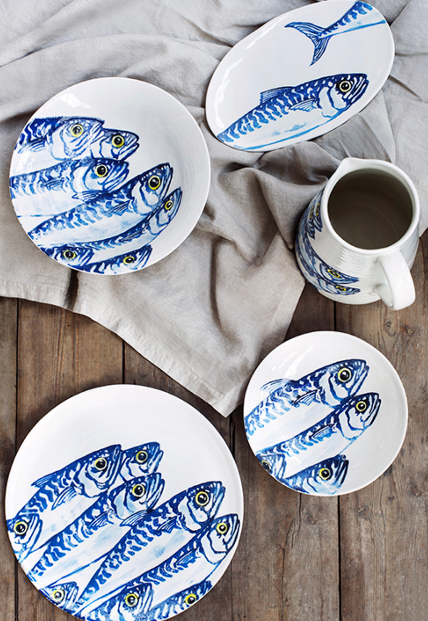 Bliss Home Serving Platter, Mackerel