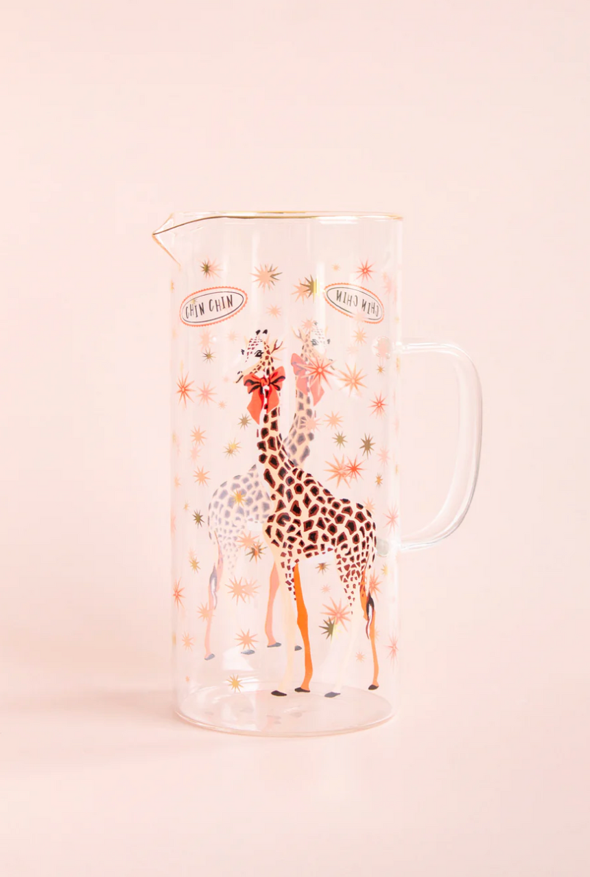 Yvonne Ellen Glass Jug, Giraffe