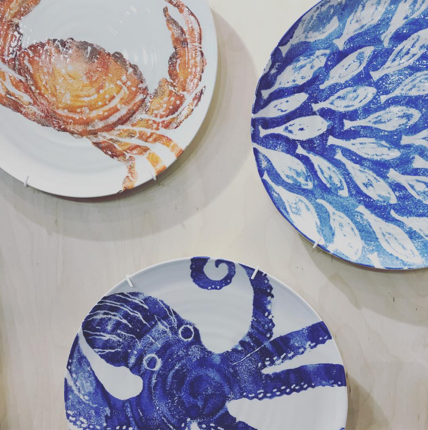 Bliss Home Serving Platter, Shoal Fish