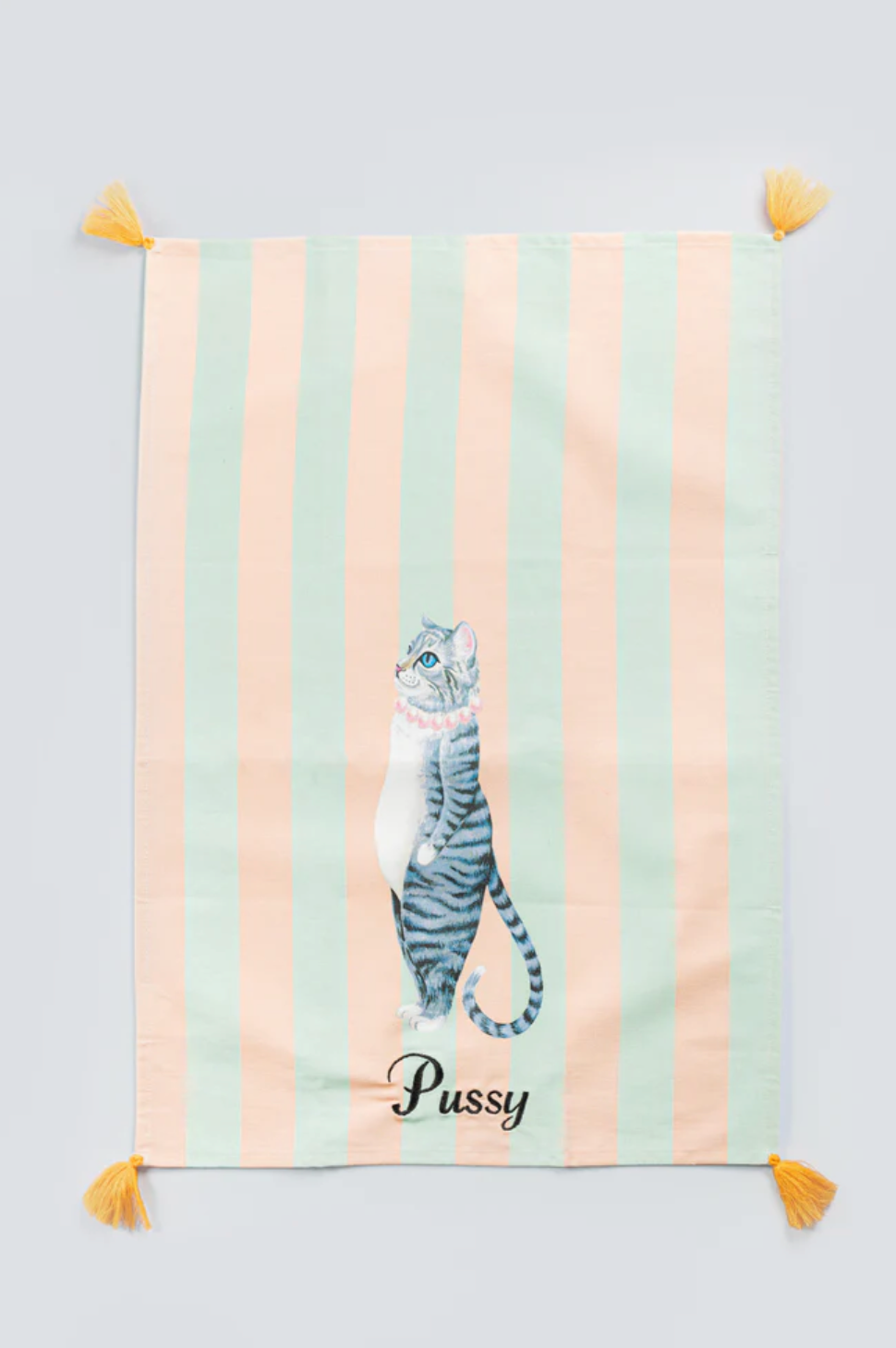 Yvonne Ellen Tea Towels, Pussy Cat