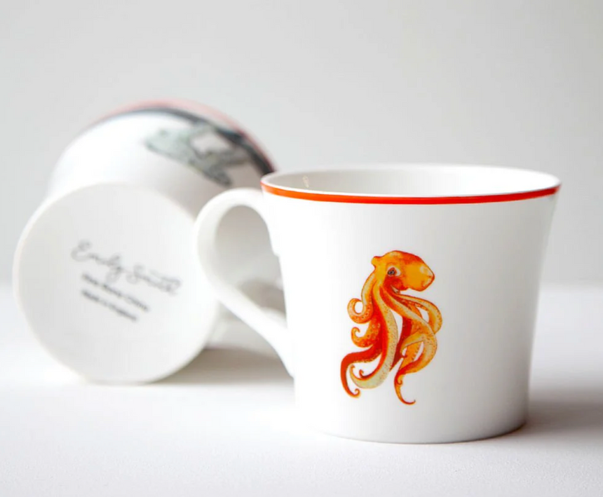 Emily Smith Fine Bone China Mug, Oscar