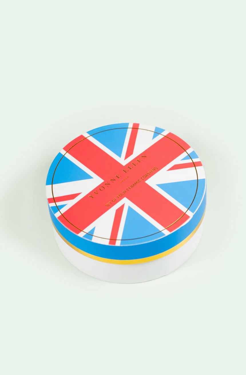 Yvonne Ellen Best Of British Ceramic Coasters, Set Of 4