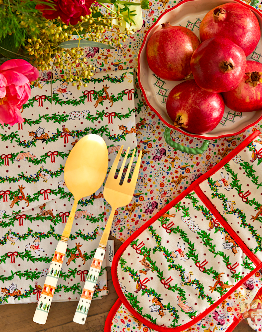 Cath Kidston Dolly Rose Salad Servers