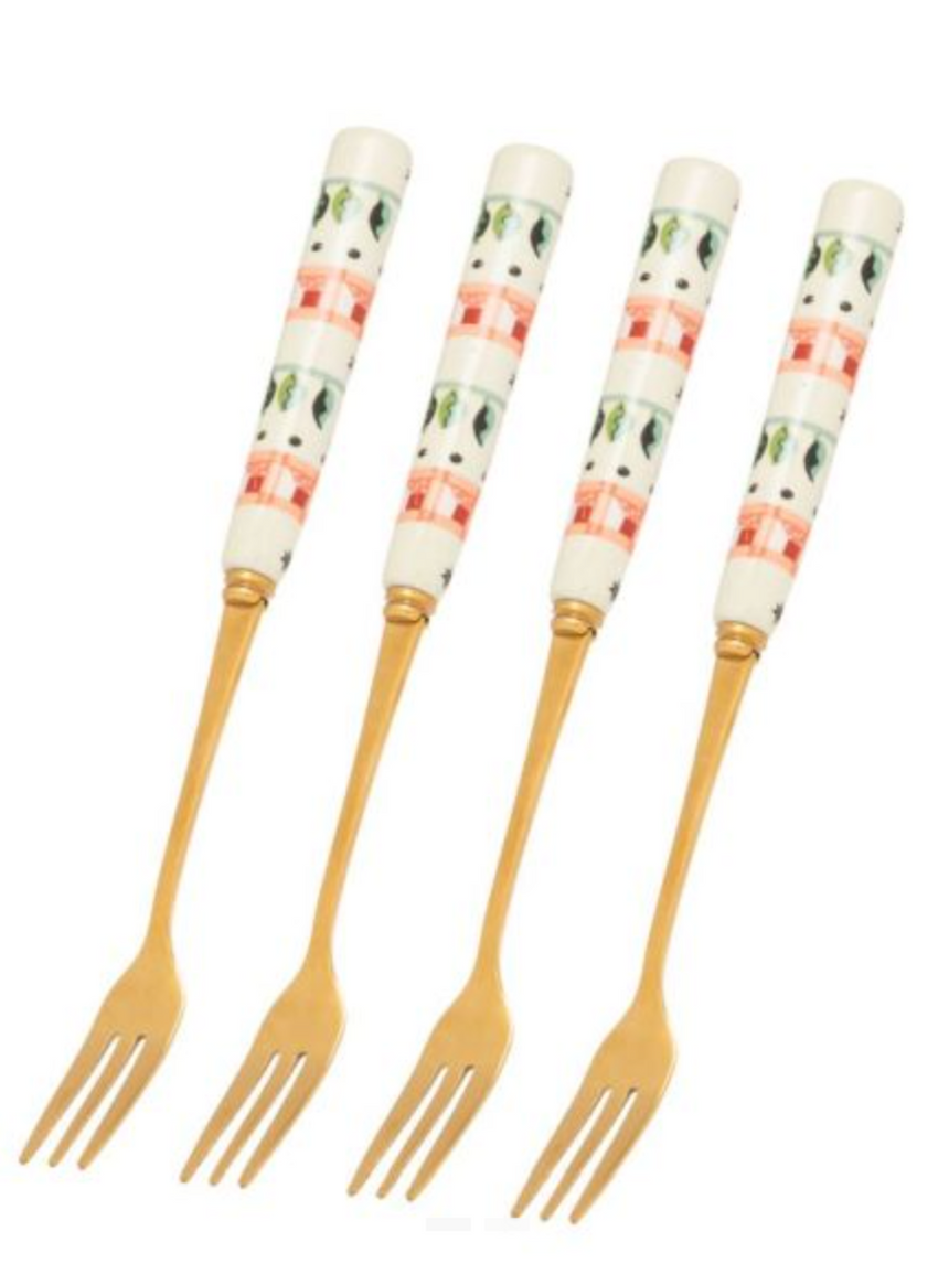 Cath Kidston Dolly Rose Dessert Fork Set