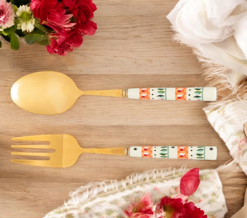 Cath Kidston Dolly Rose Salad Servers