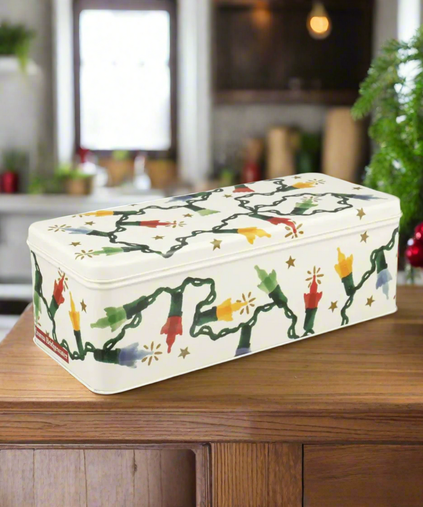 Emma Bridgewater Deep Rectangular Storage Tin,Fairy Lights