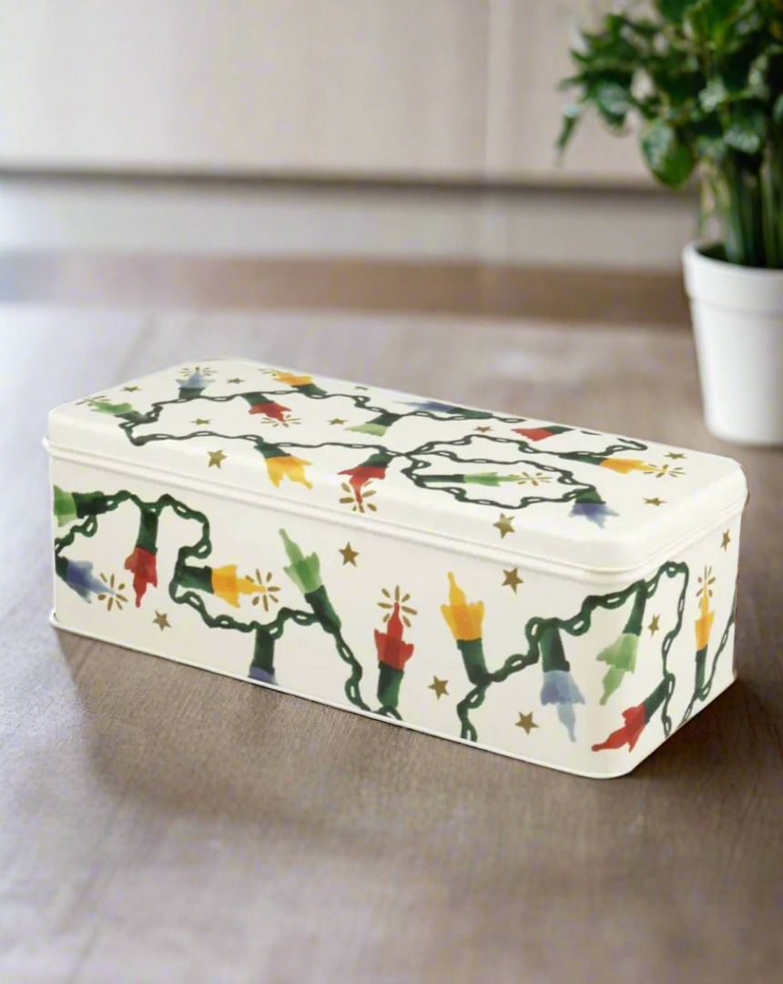 Emma Bridgewater Deep Rectangular Storage Tin,Fairy Lights