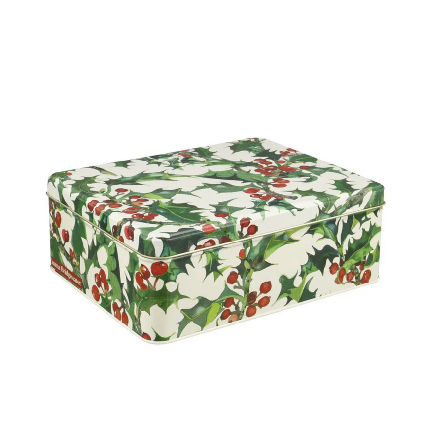 Emma Bridgewater Deep Rectangular Storage Tin , Holly