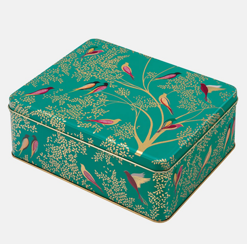 Sara Miller Deep Rectangular Storage Tin, Chelsea