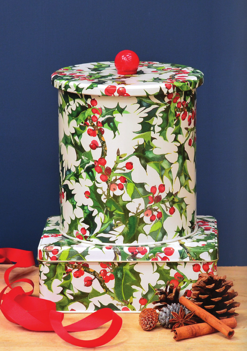 Emma Bridgewater Biscuit Barrel, Holly