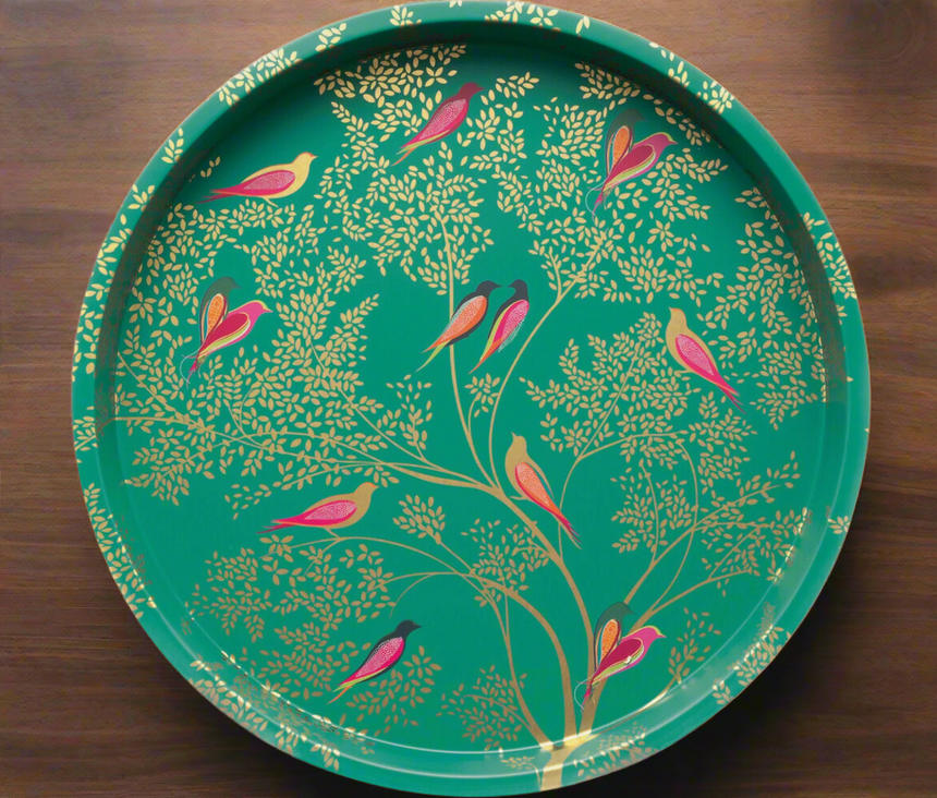 Sara Miller Round Mini Serving Tray, Chelsea