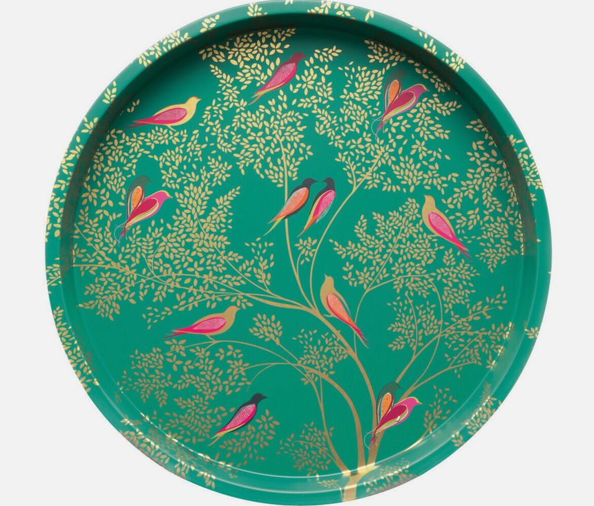 Sara Miller Round Mini Serving Tray, Chelsea