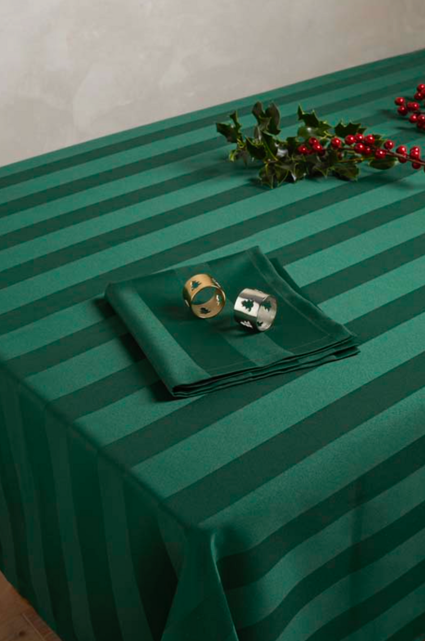 Walton & Co Tablecloth Jacquard Green