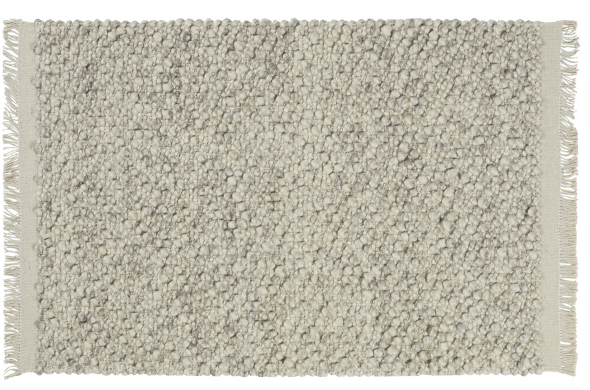 Walton & Co Pebble Wool Rug, Marl Grey