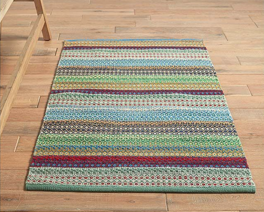 Walton & Co Cirrus Cotton Rug Rainbow