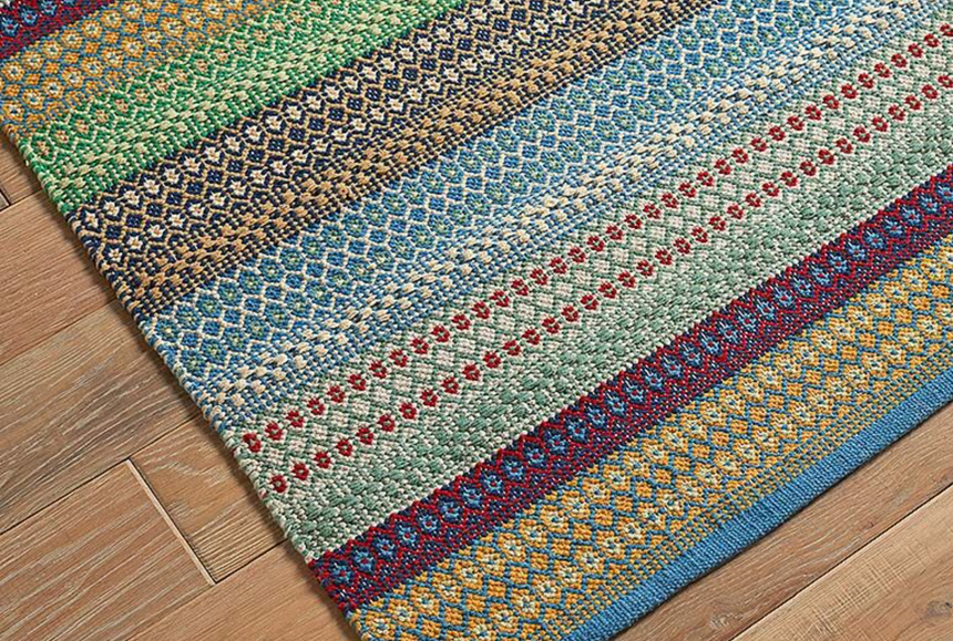 Walton & Co Cirrus Cotton Rug Rainbow