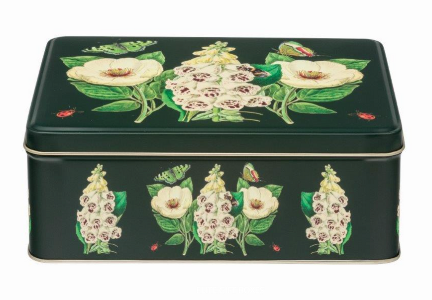 Madame Treacle Midnight Botanical Rectangular Storage Tin