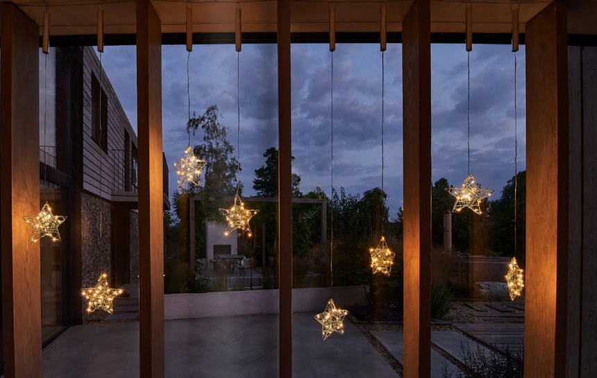 LED Hanging Star, Gold