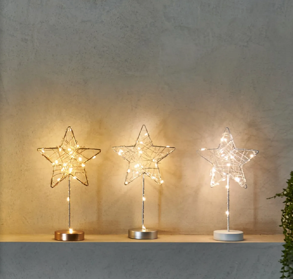 LED Table Star, White