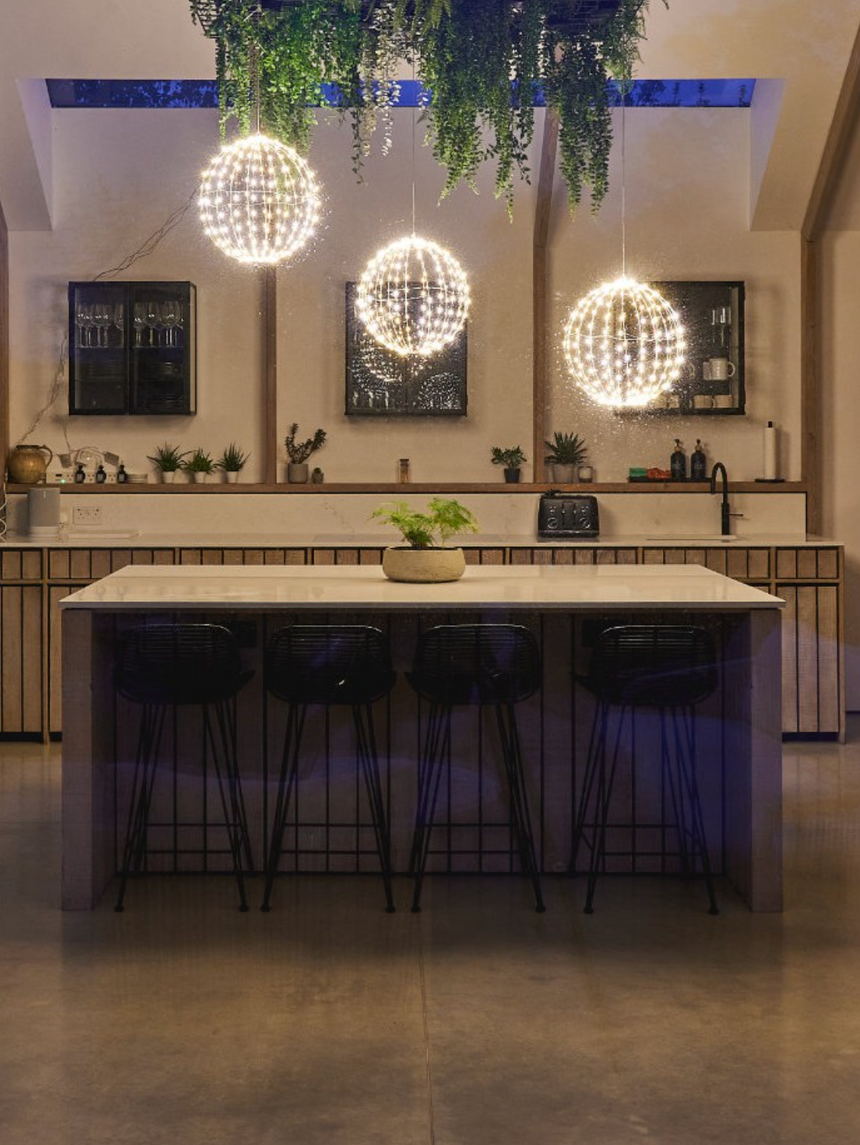 LED Sphere Hanging Light  (40 CM )