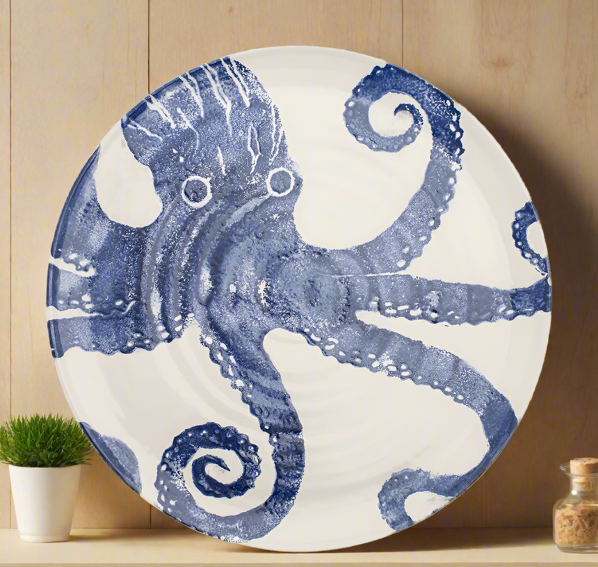 Bliss Home Serving Platter, Octopus