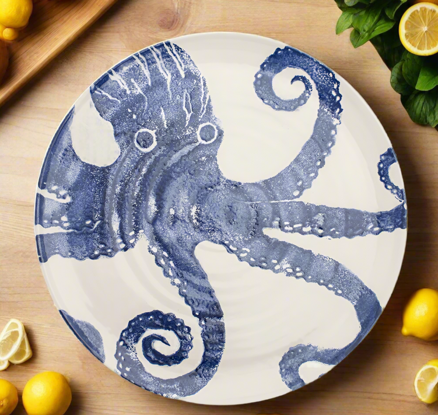 Bliss Home Serving Platter, Octopus