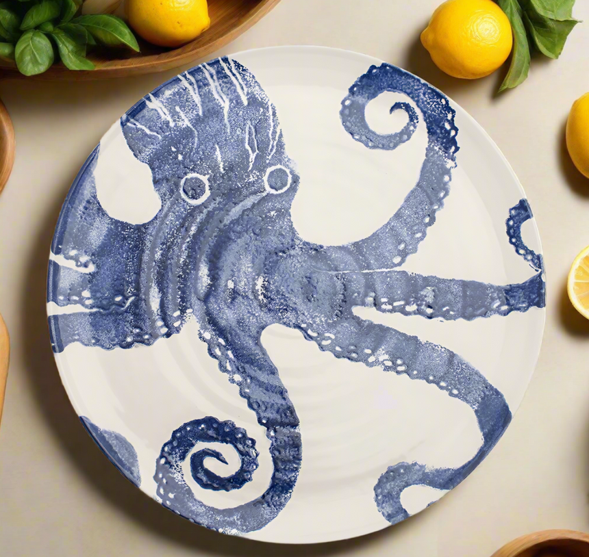 Bliss Home Serving Platter, Octopus