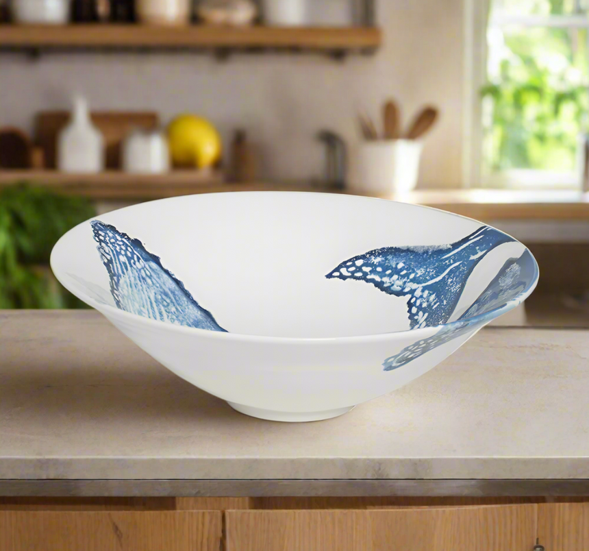 Bliss Home Salad Bowl, Whale