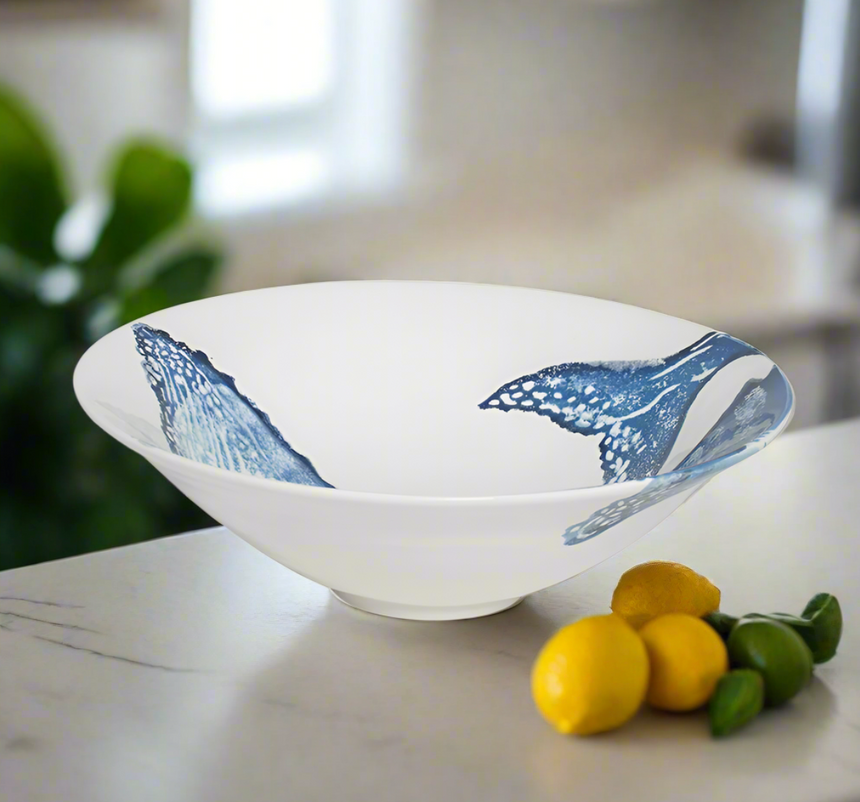 Bliss Home Salad Bowl, Whale