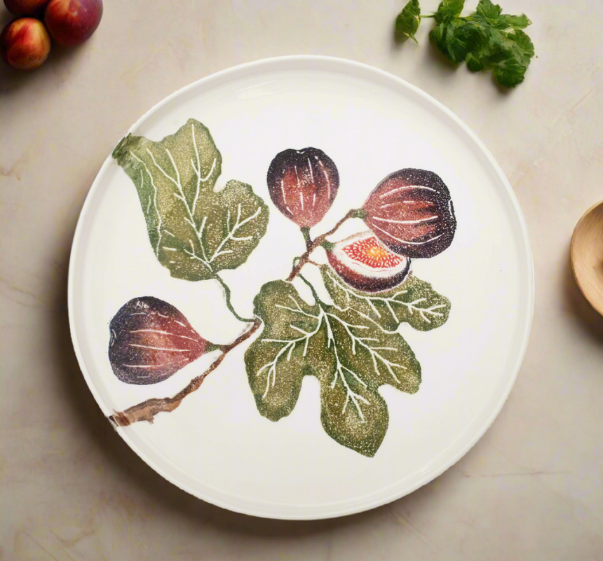 Bliss Home Fig Round Shallow Serving Platter