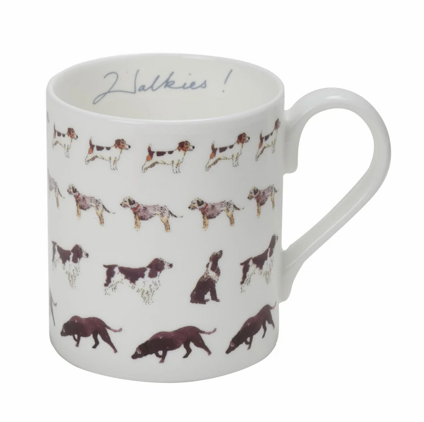 Sophie Allport Large Mug, Walkies