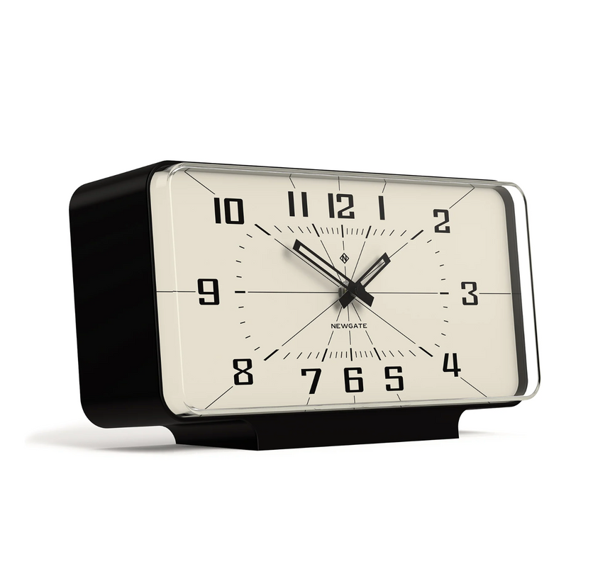 Newgate Planet Mantel Clock, Black